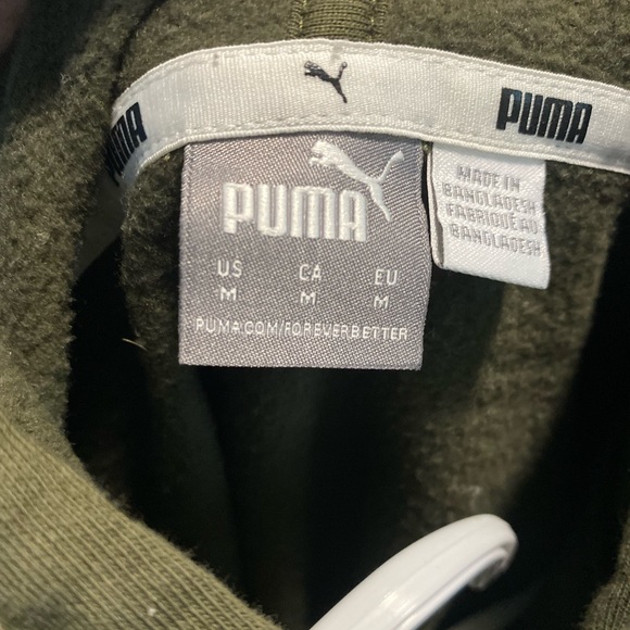 Forest green puma cropped sweater - Picture 3 of 3